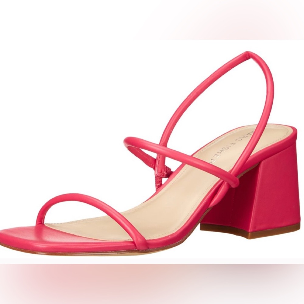 Marc Fisher Galvin Pink Strappy Heels